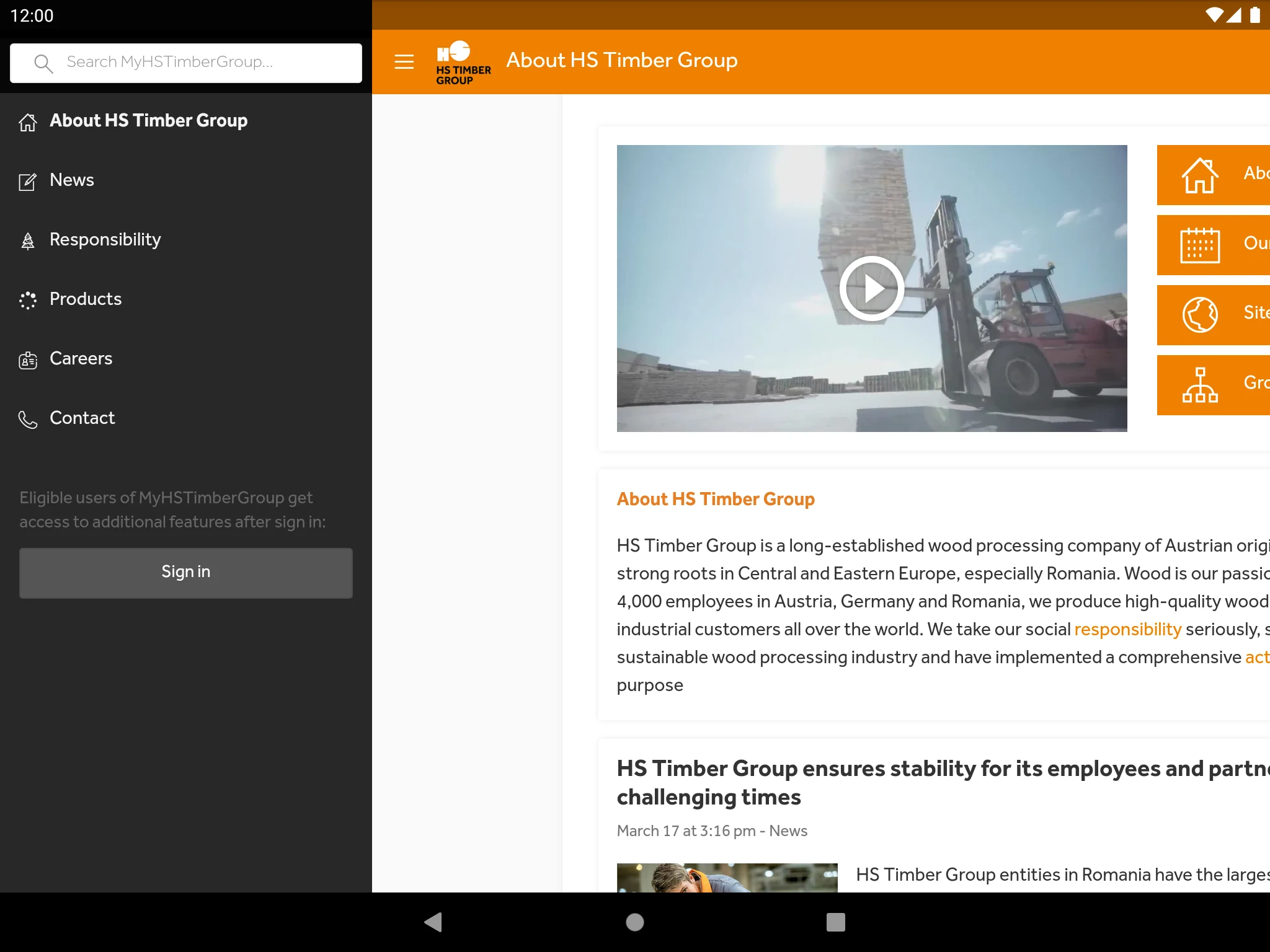 MyHSTimberGroup screenshot