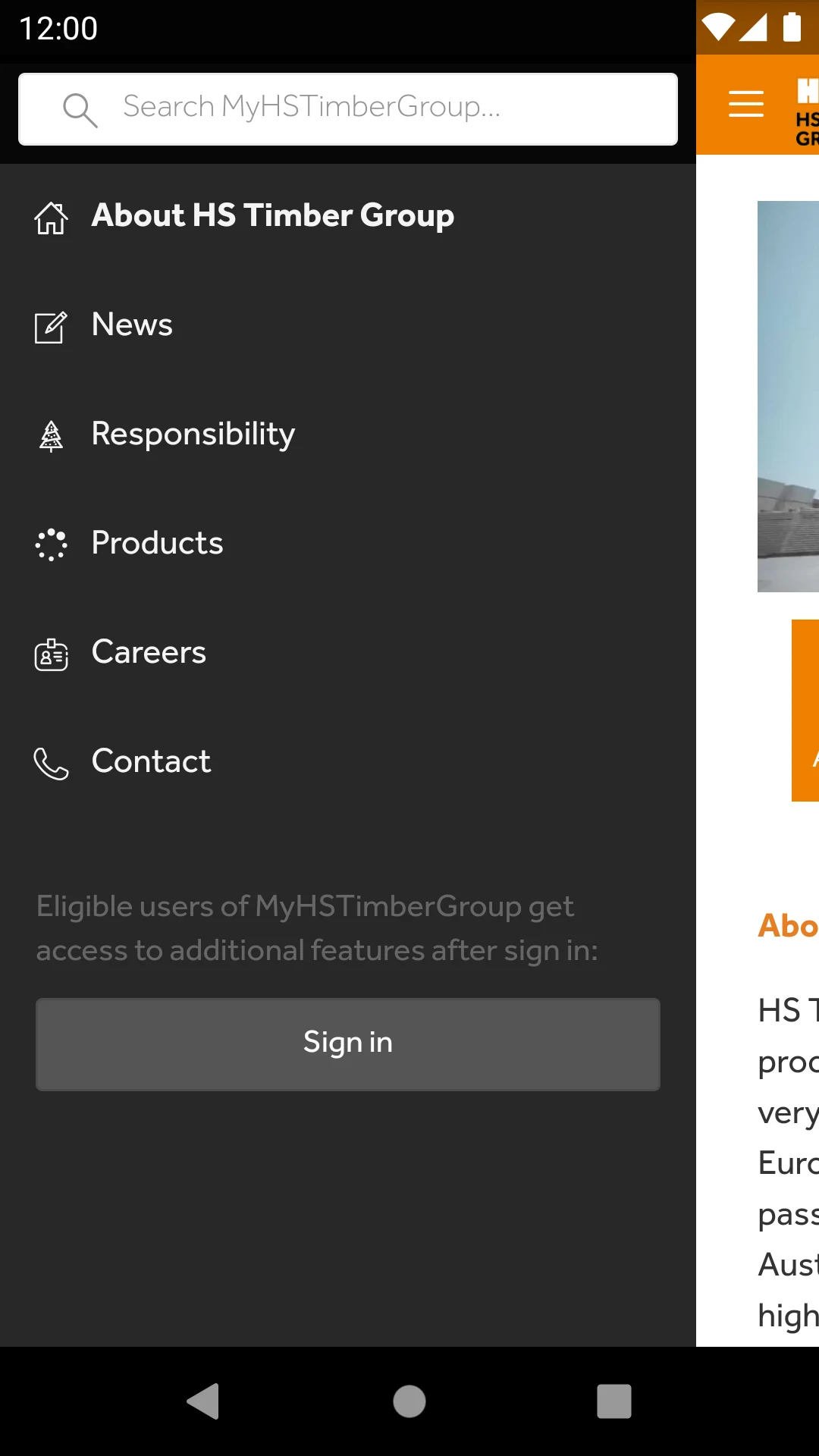 MyHSTimberGroup screenshot