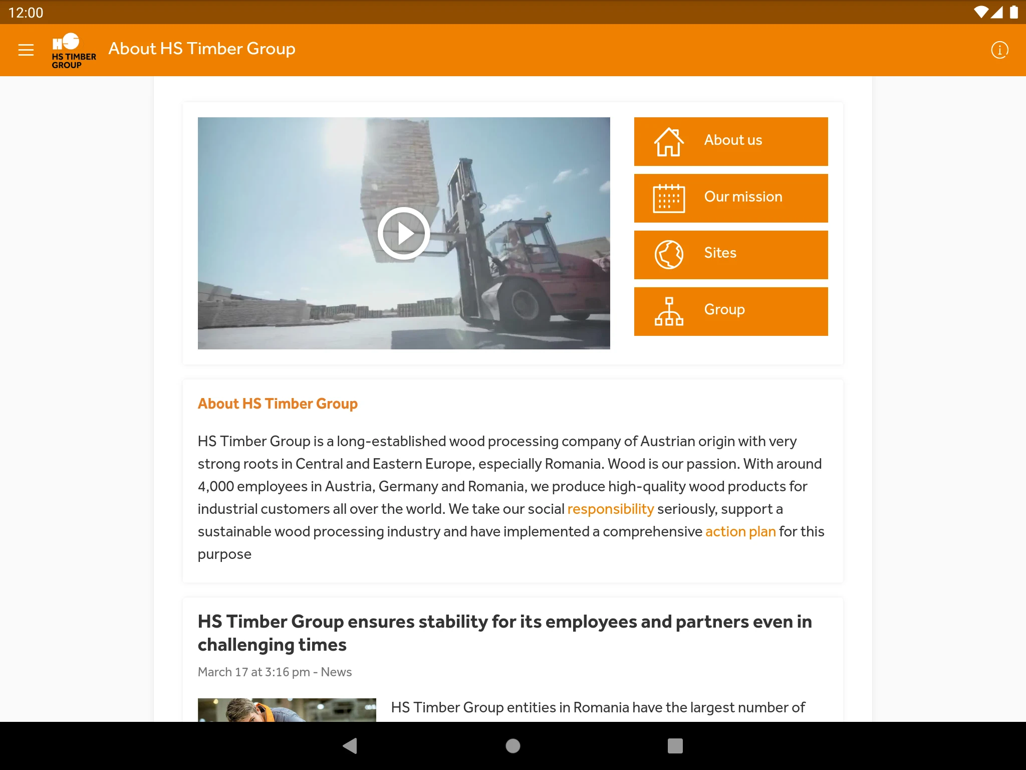 MyHSTimberGroup screenshot
