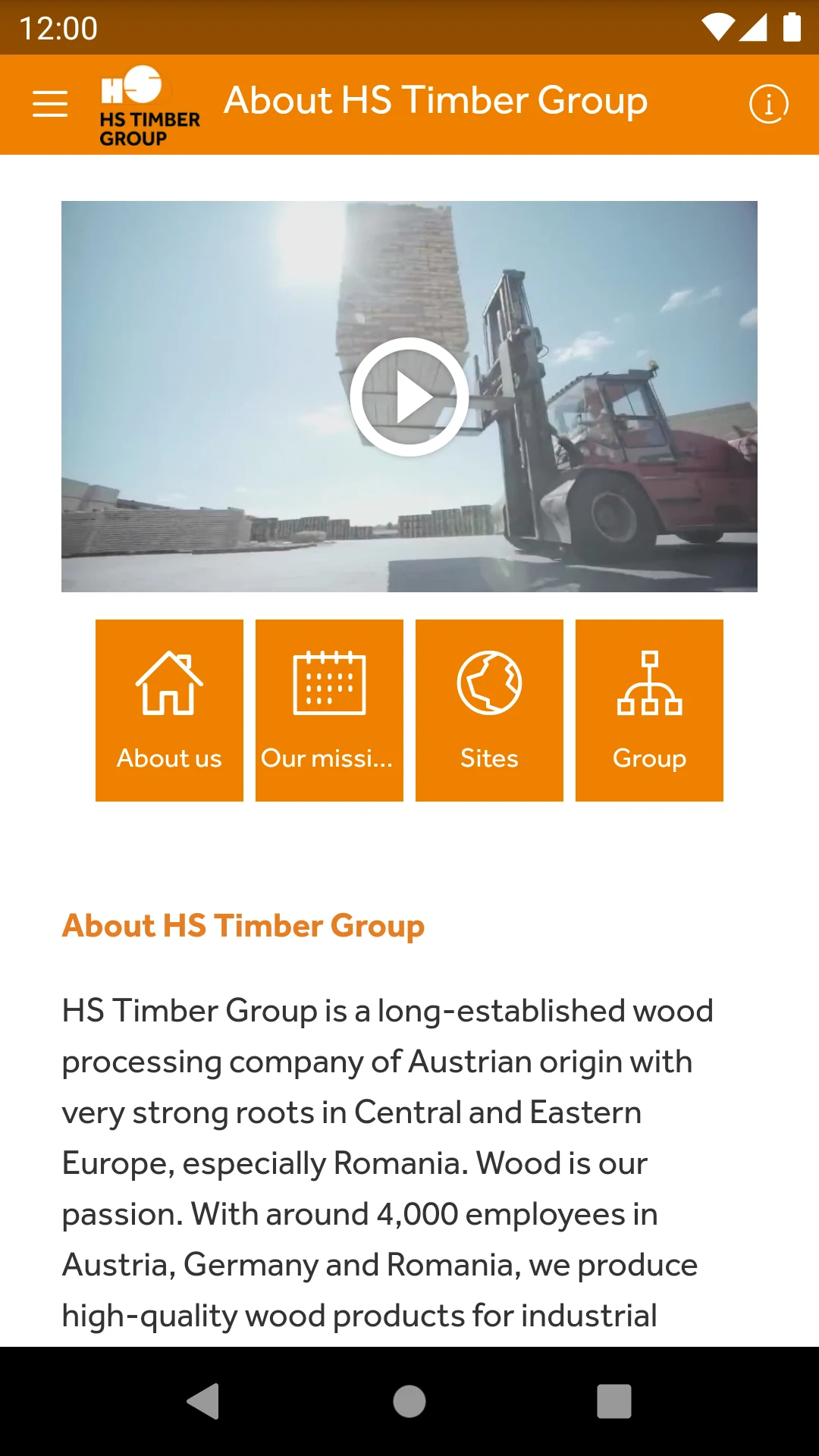 MyHSTimberGroup screenshot